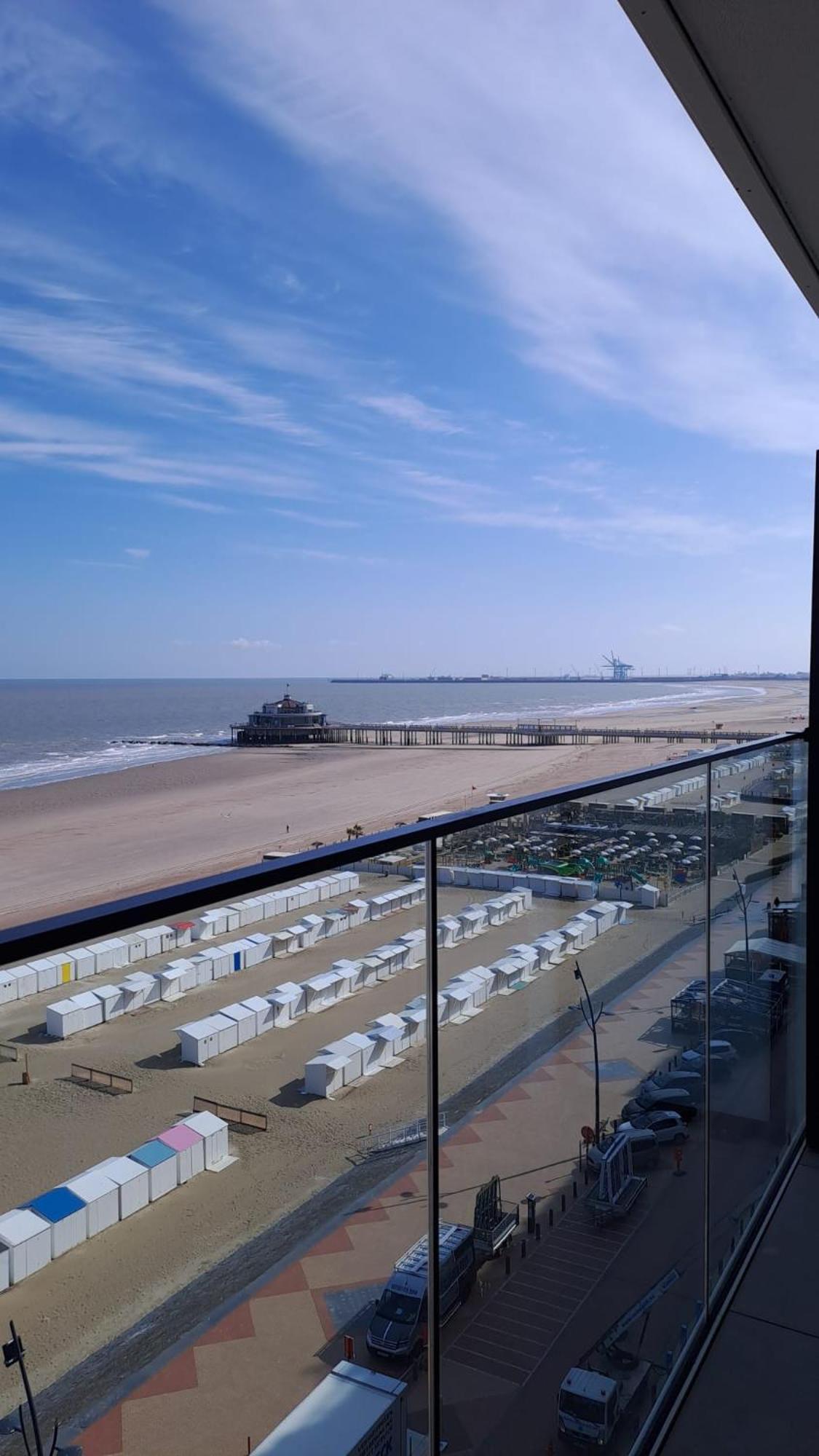 Modern Studio With Beautiful Sea View - 9Th Floor Blankenberge Εξωτερικό φωτογραφία